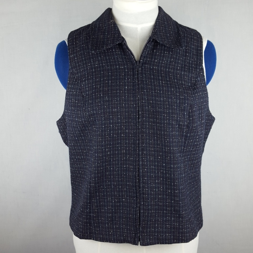 Paul Harris Design Tweed Zip up Vest